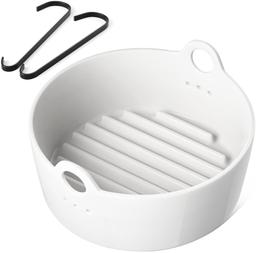 Le Tauci Air Fryer Basket - White - 9.5"
