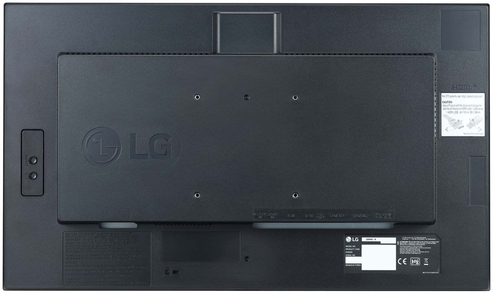 LG 22SM3G-B Digital Signage Display Monitor 22" - Black - 22 Inch