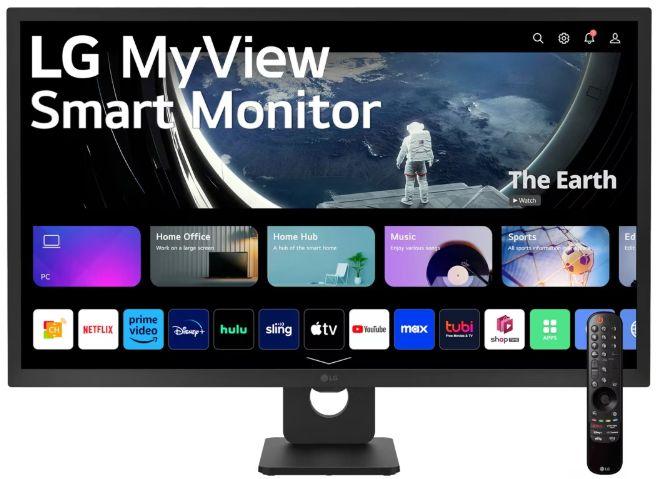 LG  32SR54FT FHD MyView Smart Monitor 32" - Black - Excellent