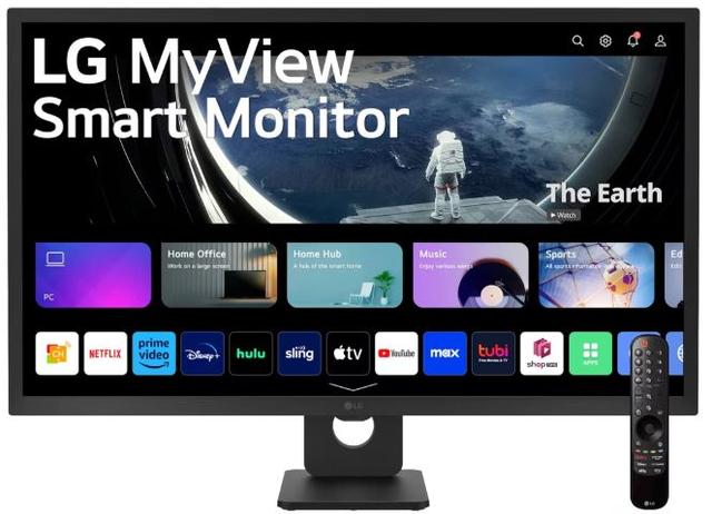 LG 32SR54FT FHD MyView Smart Monitor 32" in Black in Excellent condition