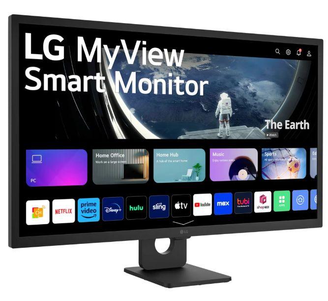 LG 32SR54FT FHD MyView Smart Monitor 32" - Black - 32 Inch
