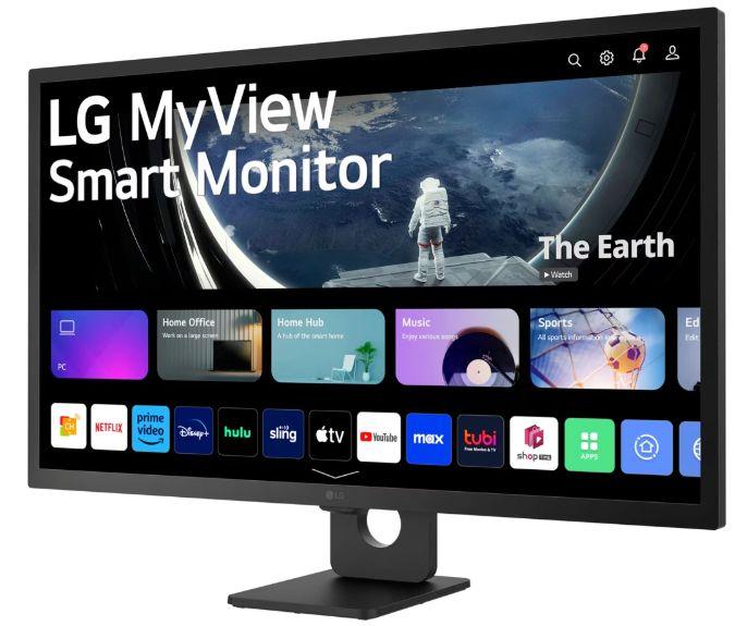 LG 32SR54FT FHD MyView Smart Monitor 32" - Black - 32 Inch