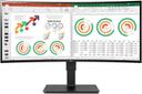 LG 34BN77C-B 34" IPS QHD UltraWide™ Curved Monitor in Black