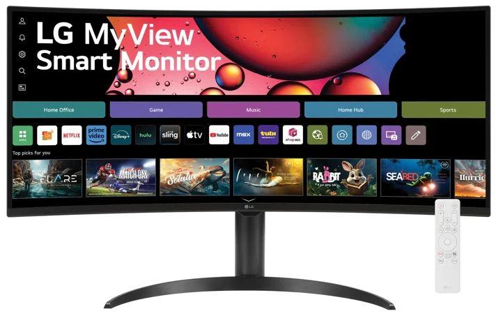 LG  34SR65QC-B WQHD IPS Curved Smart Monitor 34" - Black - Excellent