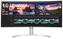 LG 38WN95C-W 38" UltraWide™ QHD+ Nano IPS Curved Monitor in White in Excellent condition