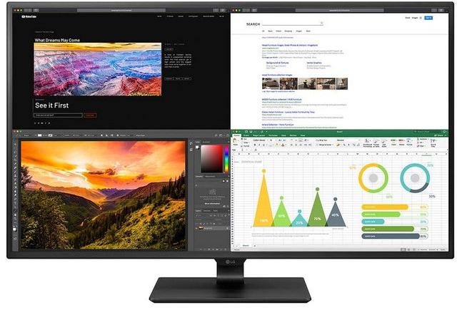 LG 43UN700-B 43" 4K UHD IPS USB-C HDR 10 Monitor in Black