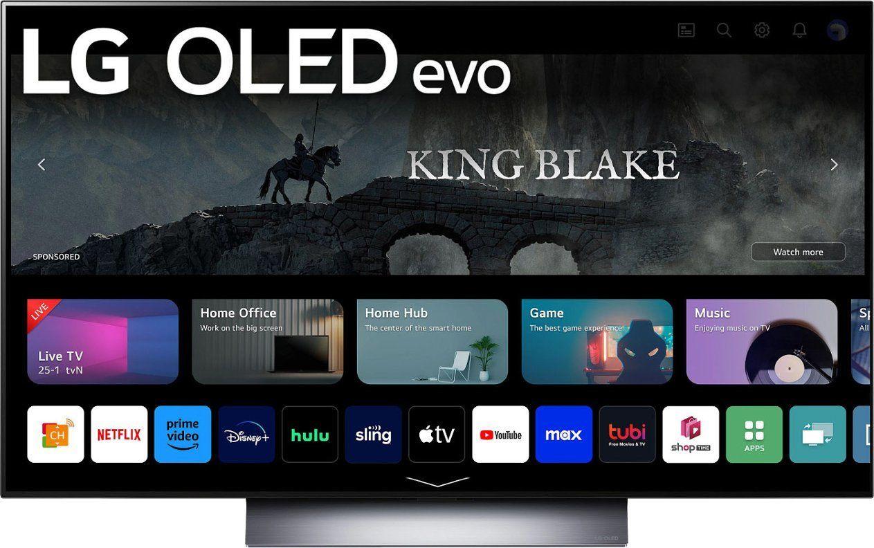 LG  OLED Evo C3 Series Smart OLED TV - Black - 77 Inch - Excellent