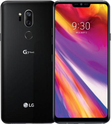 LG  G7 ThinQ - 64GB - New Aurora Black - Single Sim - Verizon - Excellent