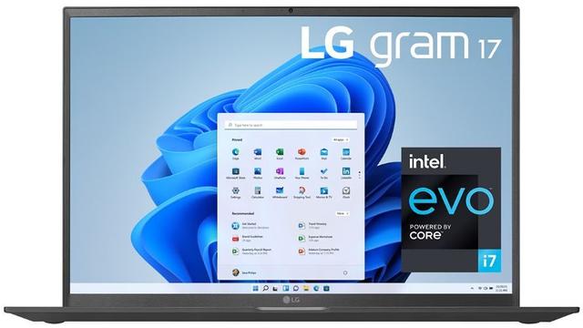 LG Gram 17Z95P Lightweight Laptop 17" Intel Core i7-1195G7 2.9GHz in Gray in Excellent condition