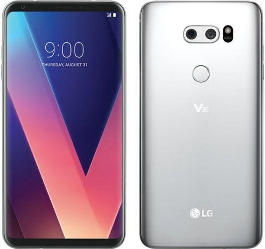 LG  V30 - 64GB - Cloud Silver - Single Sim - AT&T - Good