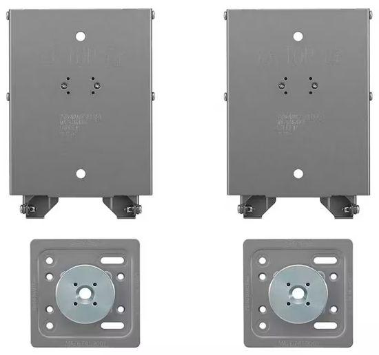 LG  WB21LGB Slim Wall Mount for LG QNED TV's - Silver - Excellent