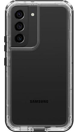 LifeProof Next Phone Case for Galaxy S22 - Black Crystal (Clear/Black)