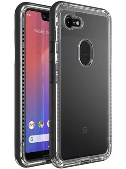 LifeProof Next Phone Case for Google Pixel 3XL - Black Crystal (Clear/Black)