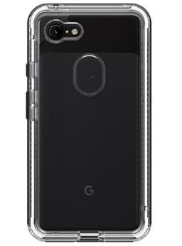 LifeProof Next Phone Case for Google Pixel 3XL - Black Crystal (Clear/Black)