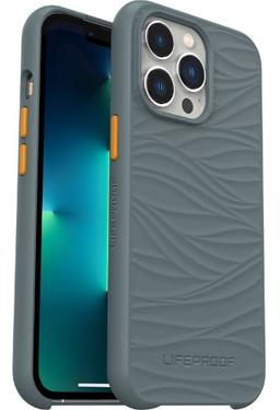 LifeProof Wake Phone Case for iPhone 13 Pro - Anchors Away (Teal Grey / Orange