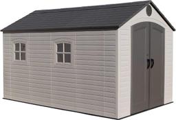 Lifetime 6402 8 ft. x 12.5 ft. Resin Outdoor Storage Shed - Desert Sand
