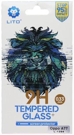 LITO 9H Tempered Glass Screen Protector for Oppo A77 - Clear