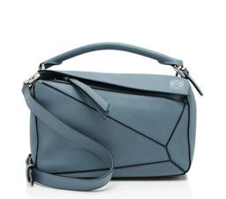 Loewe Calfskin Puzzle Small Bag - Calfskin - Blue