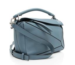 Loewe Calfskin Puzzle Small Bag - Calfskin - Blue