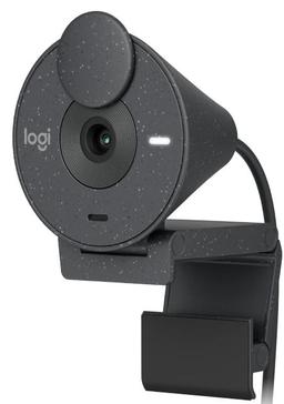 Logitech Brio 300 USB-C Webcam with Privacy Shutter - Graphite
