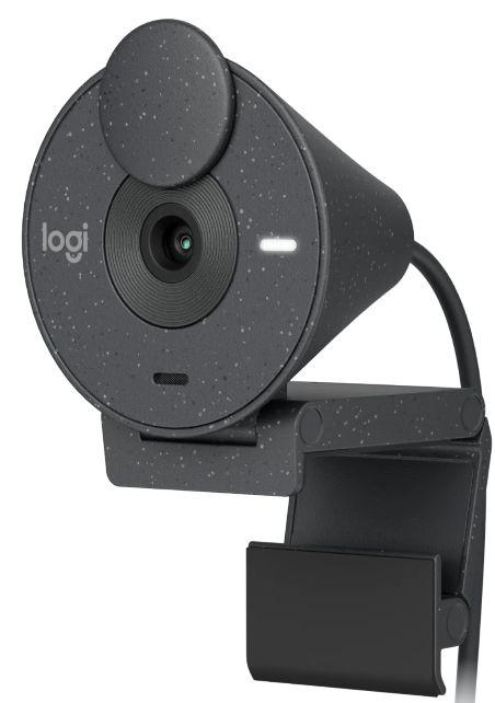 Logitech  Brio 300 USB-C Webcam with Privacy Shutter - Graphite - Excellent