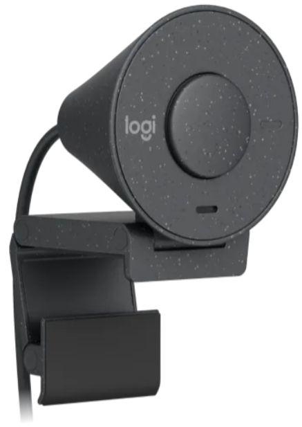 Logitech Brio 300 USB-C Webcam with Privacy Shutter - Graphite