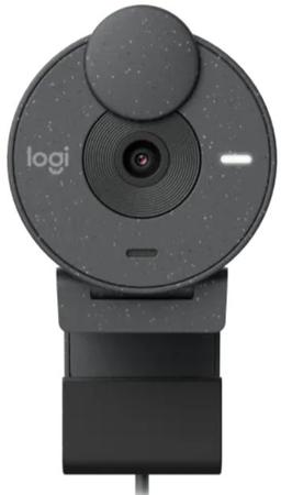 Logitech Brio 300 USB-C Webcam with Privacy Shutter - Graphite