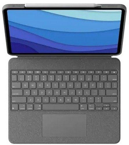 Logitech  Combo Touch for iPad Pro 12.9-inch (5/6th Gen)  - Oxford Grey - Excellent