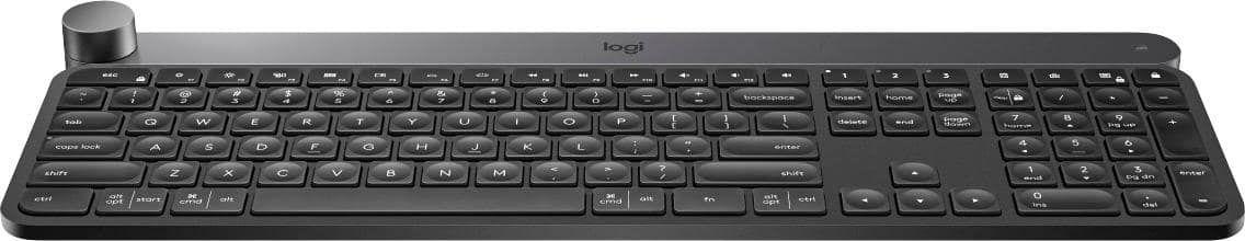 Logitech  Craft Wireless Keyboard - Dark Gray - Excellent