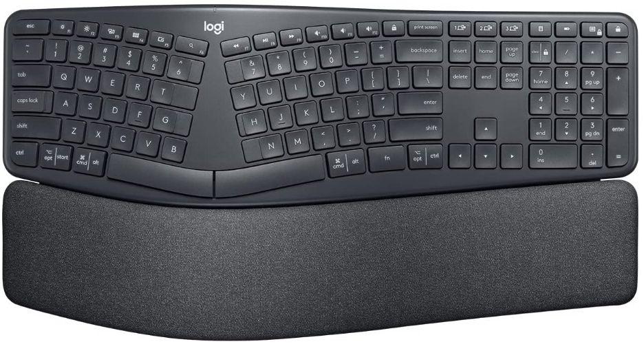 Logitech  ERGO K860 Wireless Ergonomic Keyboard - Black - Excellent