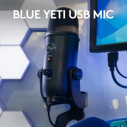 Logitech for Creators Blue Yeti Game Streaming Kit - Black