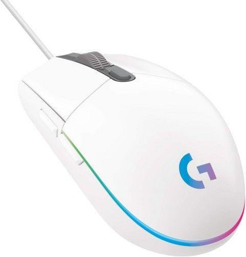 Logitech  G203 Lightsync Optical Gaming Mouse - White - Excellent
