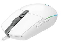 Logitech G203 Lightsync Optical Gaming Mouse - White