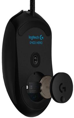 Logitech G403 Hero 25K Gaming Mouse - Black