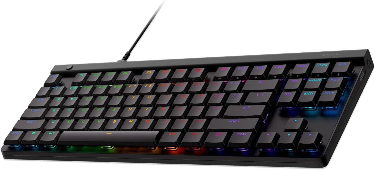Logitech  G515 TKL Wired Low Profile Gaming Keyboard - Black - Excellent