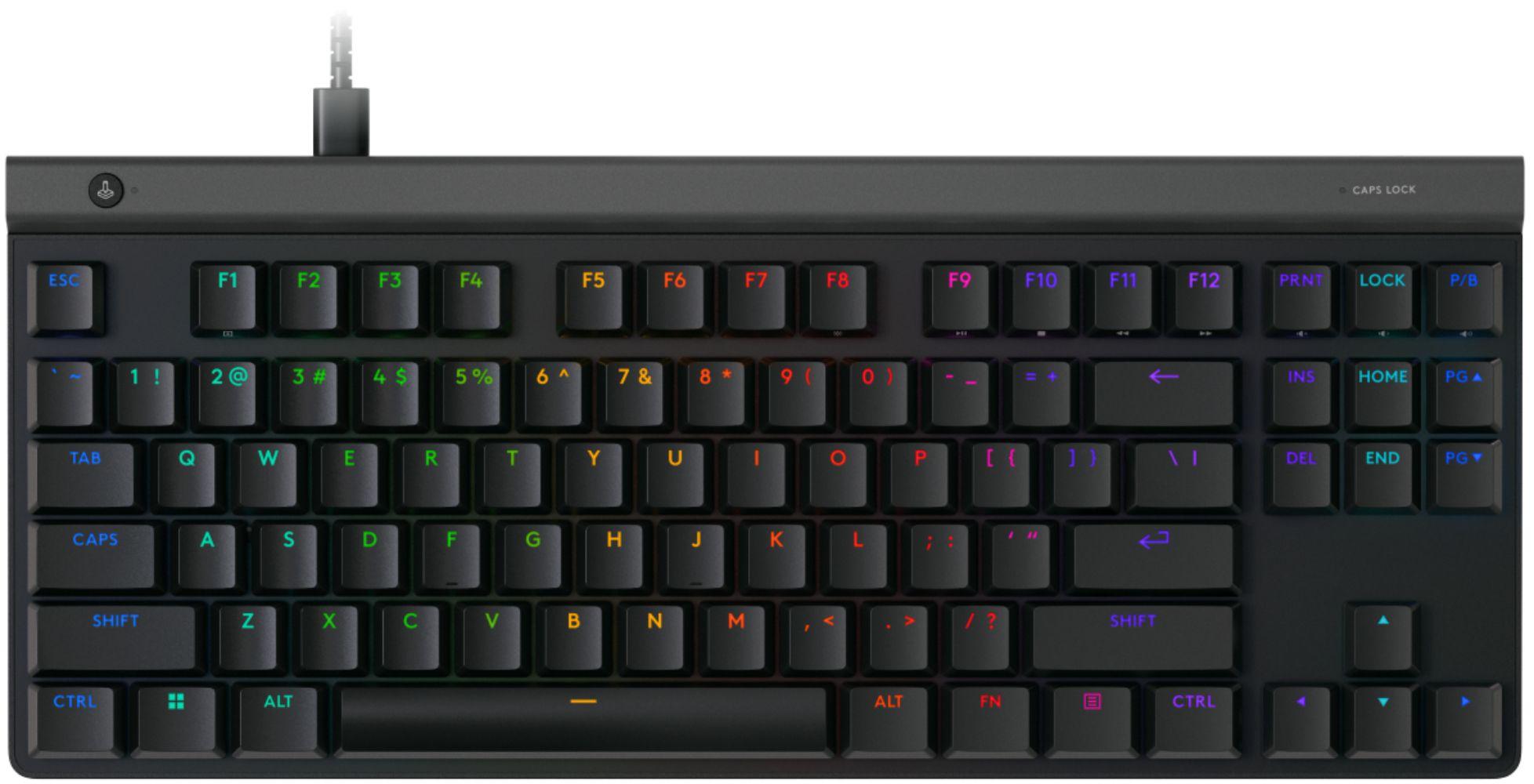 Logitech  G515 TKL Wired Low Profile Gaming Keyboard - Black (Tactile) - Excellent