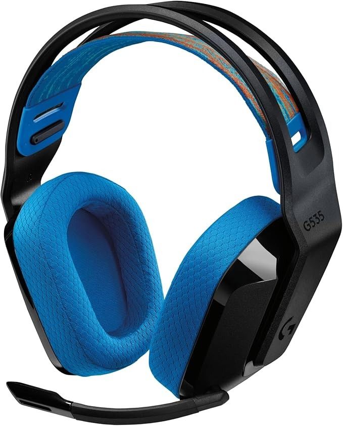 Logitech G535 Lightspeed Wireless Gaming Headset - Black/Blue