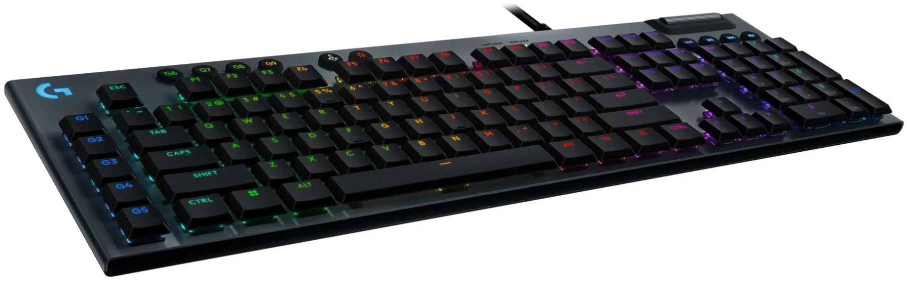 Logitech G915 X Wired Low Profile Gaming Keyboard - Black