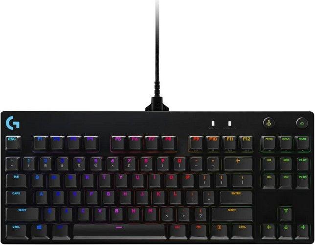 Logitech  G Pro Mechanical Keyboard (GX Blues) - Black - Excellent