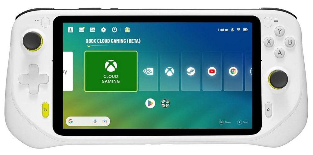 Logitech  G Series Cloud Handheld Gaming Console - White - Excellent