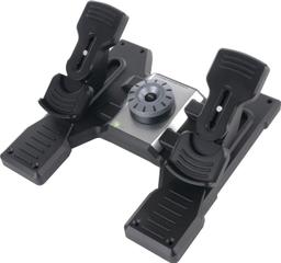 Logitech G USB PRO Flight Rudder Pedals - Black