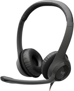Logitech H390 USB Headset - Graphite