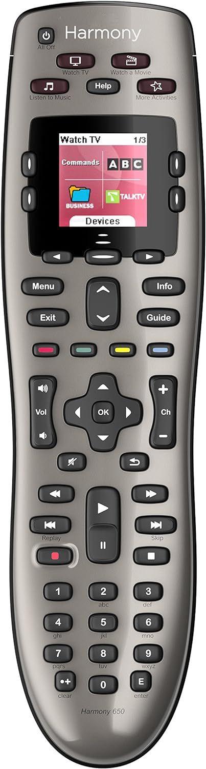 Logitech  Harmony 650 Remote - Gray - Excellent