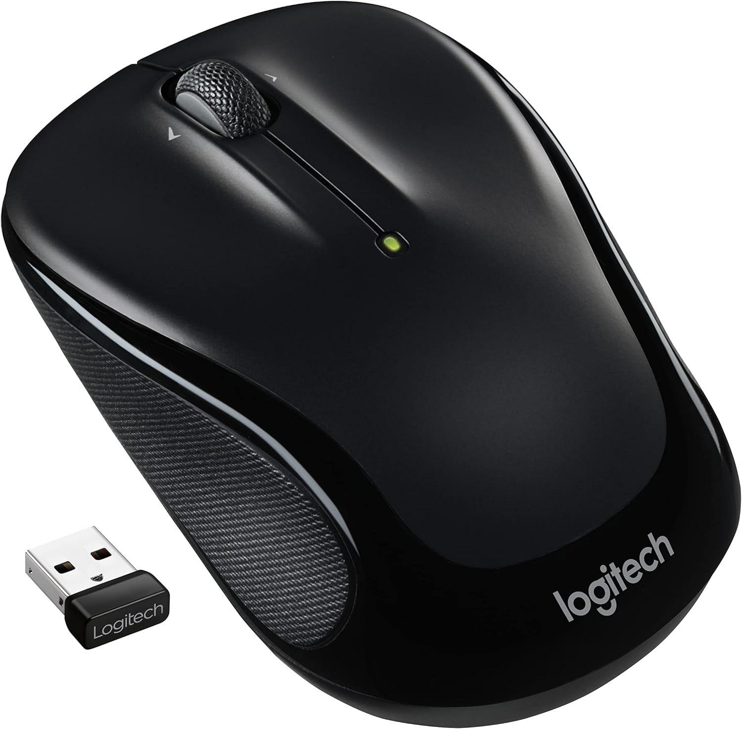 Logitech  M325S 2.4 GHz Wireless Mouse - Black - Excellent