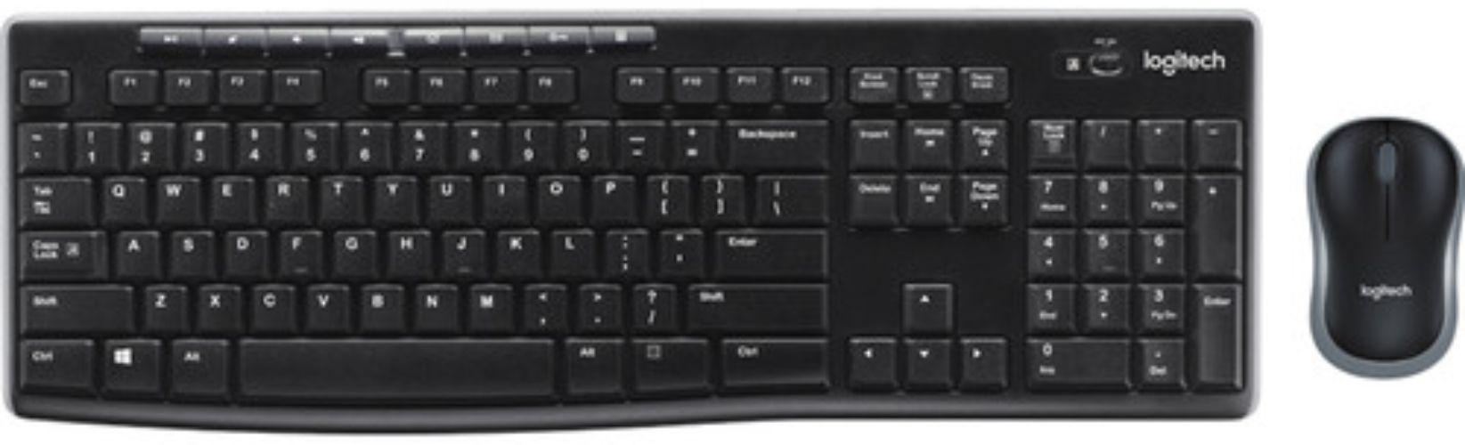 Logitech  MK270 Wireless Keyboard & Mouse Combo - Black - Brand New