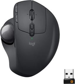 Logitech MX Ergo Wireless Trackball Mouse - Black