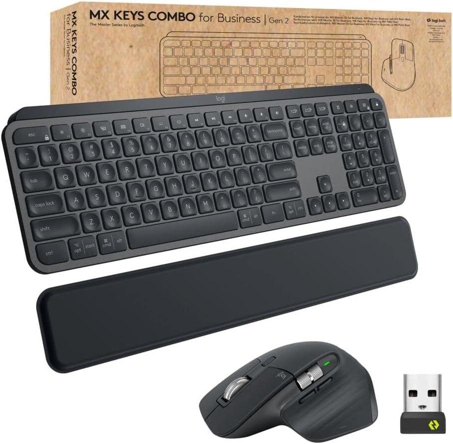 Logitech  MX Keys Combo for Business Gen 2 - Black - Excellent