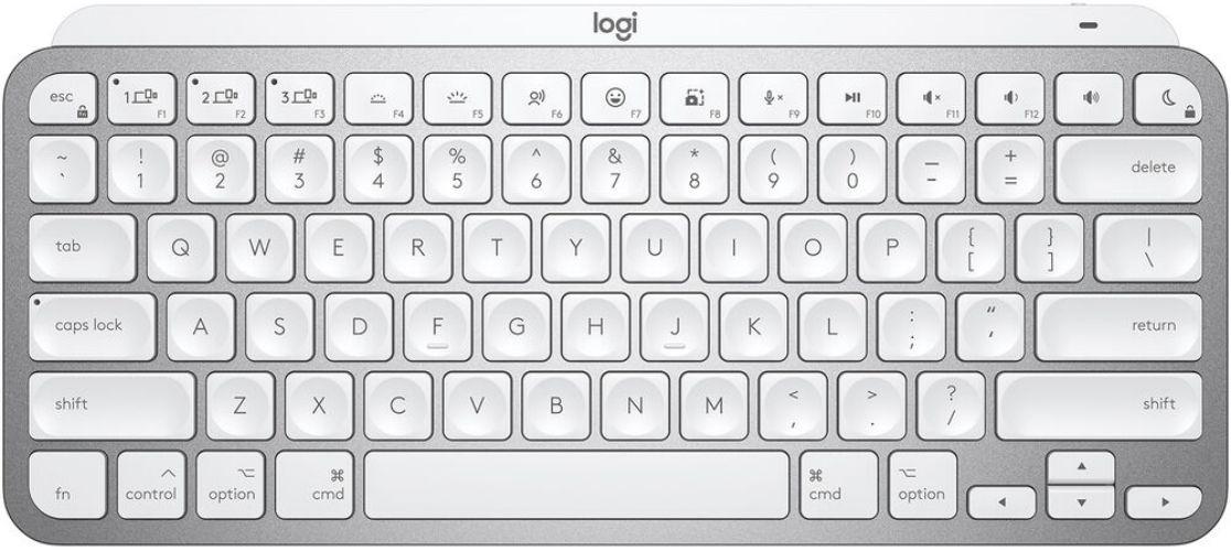 Logitech  MX Keys Mini for Mac Wireless Keyboard - Pale Grey - Excellent