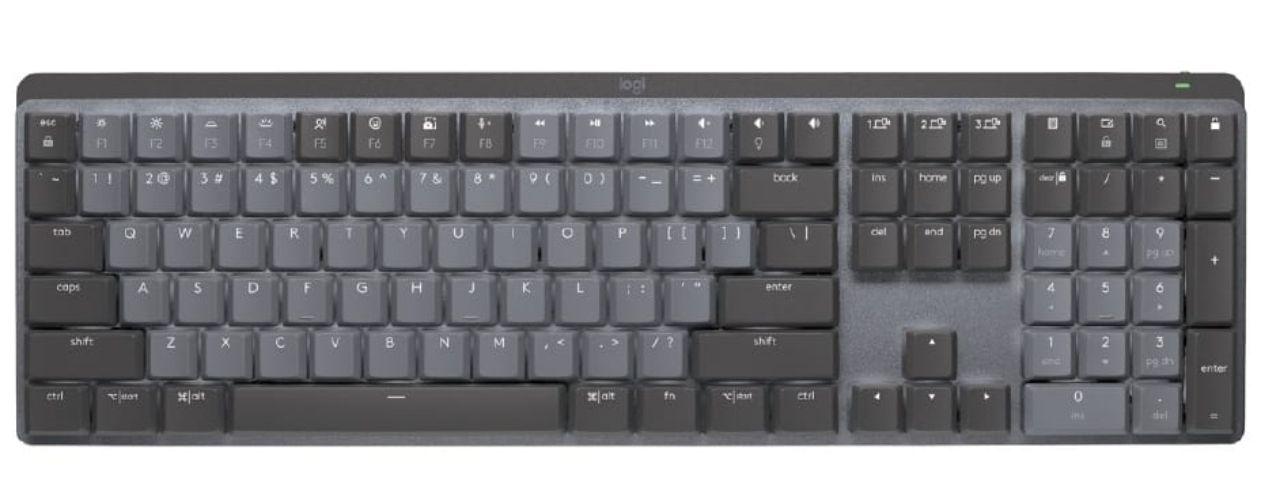 Logitech  MX Mechanical Tactile Keyboard - Graphite - Excellent
