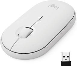 Logitech Pebble M350 Wireless Mouse - Off-white